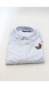 Ralph Lauren Classic Fit M CVO Shirt, Light Blue/White, Size XXL