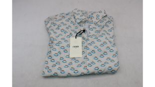Fendi Men's Shirt, Naturale, EU 40