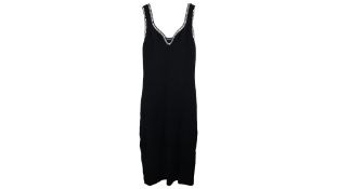 Maje Knit Maxi Dress, Black, Size 40