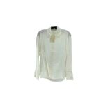 Ramy Brook Victoria Button Down Ivory Blouse Size Medium