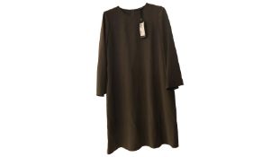Luisa Cerano Mini Dress, Dark Grey, UK 14