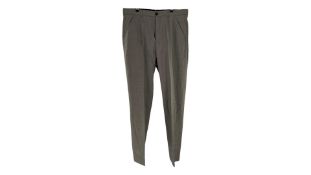 Our Legacy Men's Chino 22 Trousers, Stone Grey Wool, Size EU 48