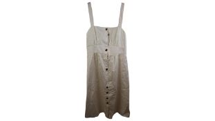Ba & Sh Wide Strap Dress, Off White, Size 3