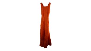 Massimo Dutti Dress, Orange, Small