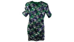 Maje Embroidered Sequin Dress, Green, Size 36