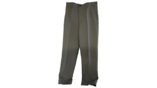 Filippa K Mateo Linen Trousers, Green Grey, Size 30