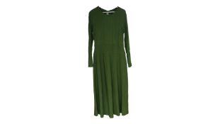 Ted Baker Aimyy Open Back Dress, Green, UK 16