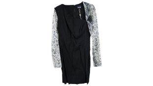 Just Cavalli Dress S02CT1137, Black/Grey, Size 42