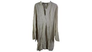 By Malene Birger Flaines Mini Dress, Old Beige, UK 4