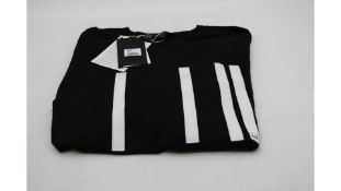 Dunhill Men's Lines Black Long Sleeve T-Shirt, Size L