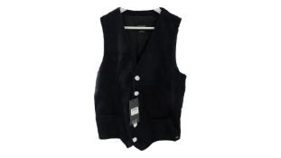 Scotch & Soda Men's Waistcoat, Navy, Size L