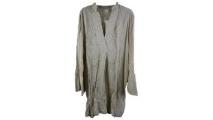 By Malene Birger Flaines Mini Dress, Old Beige, UK 6