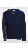 Filippa K Men's Sweater, Deep Water, Size S