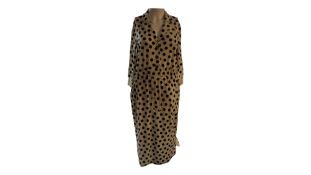 Oui Women's Polka Dot Dress, White/Black, Size 38