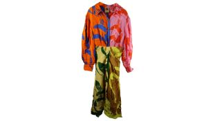 Farm Rio Women's Toucans Midi Dress, Mixed Rainbow, Medium