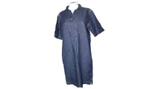 Ralph Lauren Women's Denim Shift Dress, Dark Blue, Size M