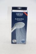 Three Grohe Euphoria 110 Mono Handshower Heads with Flow Rate Limiter