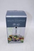 Five KitchenPerfected 260W Multi Choppers, Cream/Black
