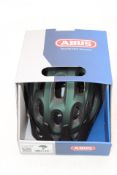 Three Abus Youn-I Ace LED Cycling Helmet, Metallic Green, Size S/48-54