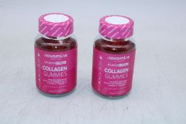 Five Pots Novomins Collagen Gummies, 60 Gummies Per Pot, Expiry 04/2027