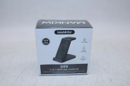 Four Mankiw S99 3-in-1 Wireless Charger, Black