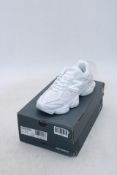 New Balance 9060 Trainers, Triple White, UK 7. Box damaged