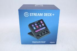 Elgato Stream Deck, Black. Box opened, Not checked
