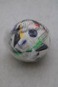 Ten Adidas UEFA Euro 2024 League Football, White/Multi, Size 1