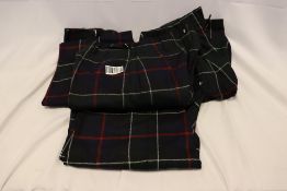 Four Pairs of Trews Leslie Tartan Trousers, Size 75/72