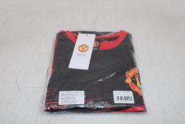 Six Pairs of Manchester United Shorts Pyjamas Set, Red/Black, Size 11-12