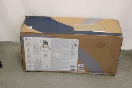 Ergobaby Evolve 2 In 1 Highchair, Natural Wood/White, Max Weight 33lbs. Box damaged