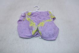 Prima Donna Ixia Underwear Set to include 1x 1x Underwired Bra, UK 34D, 1x High Waisted Briefs, UK M