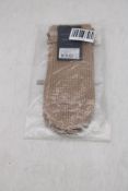 Lexington Sutton Merino Wool/Cashmere Blend Rib Knit Mittens, Brown, One Size
