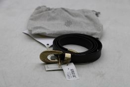 Eleventy Men's Soft Leather Belt, Dark Brown, Size 100. Used.