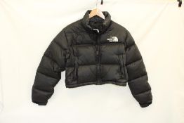The North Face Cropped Padded Jacket, Black, Size M