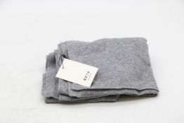 Beta Studios 100% Cashmere Long Scarf, Grey One Size