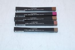 Five MAC Lip Pencil to include 1x Magenta, 1x Cork, 1x Greige, 1x Oak, 1x Spice