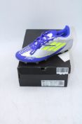Adidas F50 League FG/MG Messi, Silver/Blue/Yellow, UK 9