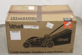 Litheli U20 Handy+ Cordless Lawnmower. Box damaged, Not checked