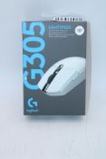 Logitech G305 Lightspeed Wireless Optical Gaming Mouse, White