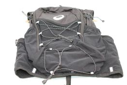 Asics Fujitrail Running Backpack, Black, Size 15 L