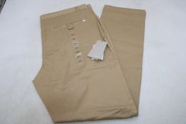 Farah Men's Lawson Straight Twill Chino, Burnt Sand, W38 L32