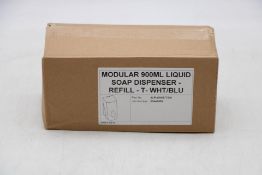 Twelve Modular 900ml Liquid Soap Dispenser, Blue/White