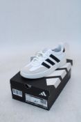 Adidas Barreda Trainers, White/Black, UK 4.5. Box damaged