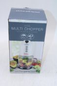 Six KitchenPerfected 260W Multi Choppers, Cream/Black