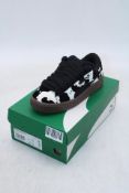 Puma Suede Wild Instinct Trainers, Black/White, UK 4