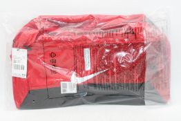 Four Nike Academy 21 Team Hardcase Duffel Bag, Red/Black, Size 49 L
