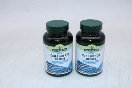 Five Pots Natures Aid Cod Liver Oil High Strength 1000mg, 90 Capsules, BBE 06/2027