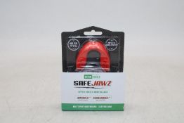Five Safe Jaws Multi Sport Upper Braces Mouth Guard with Case, Red, One Size Fit All