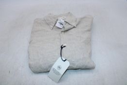 Abercrombie & Fitch Linen Shirt, Beige, Size S